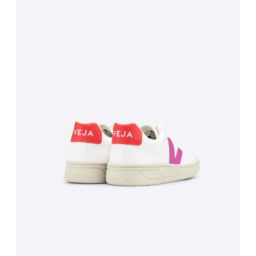 Veja URCA CWL Women's Shoes White/Red | NZ 571FDN